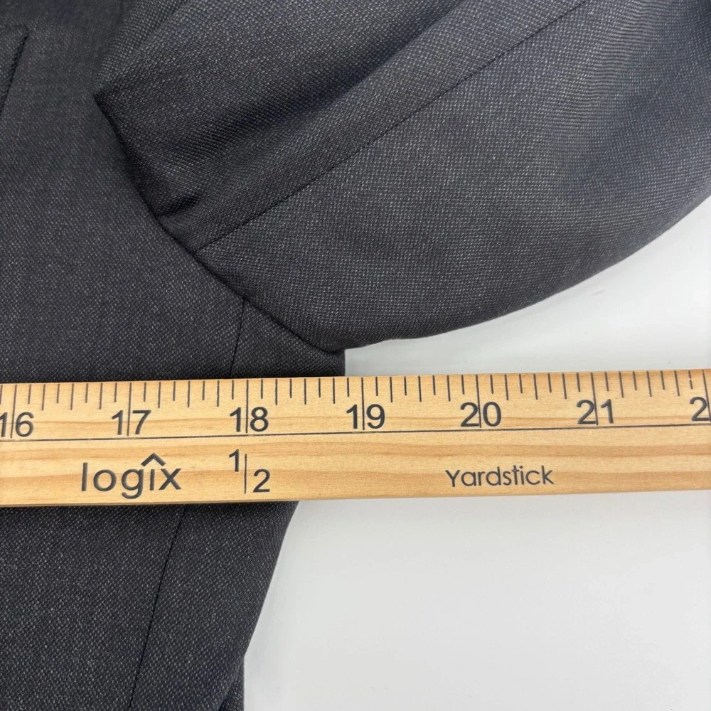 Suitsupply‎ Napoli Two Button Blazer Mens 36R Charcoal Zignone Wool Super 110s